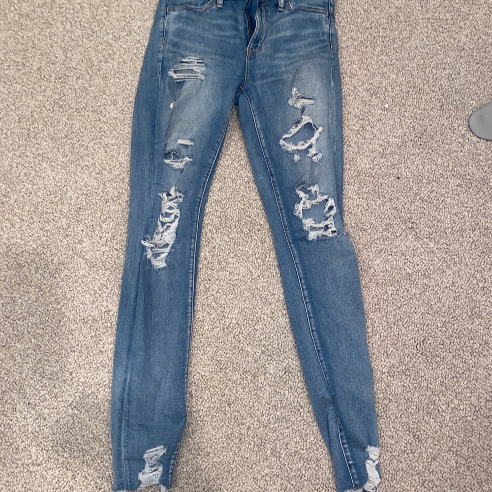 American Eagle stretch hi rise jegging 8 x long